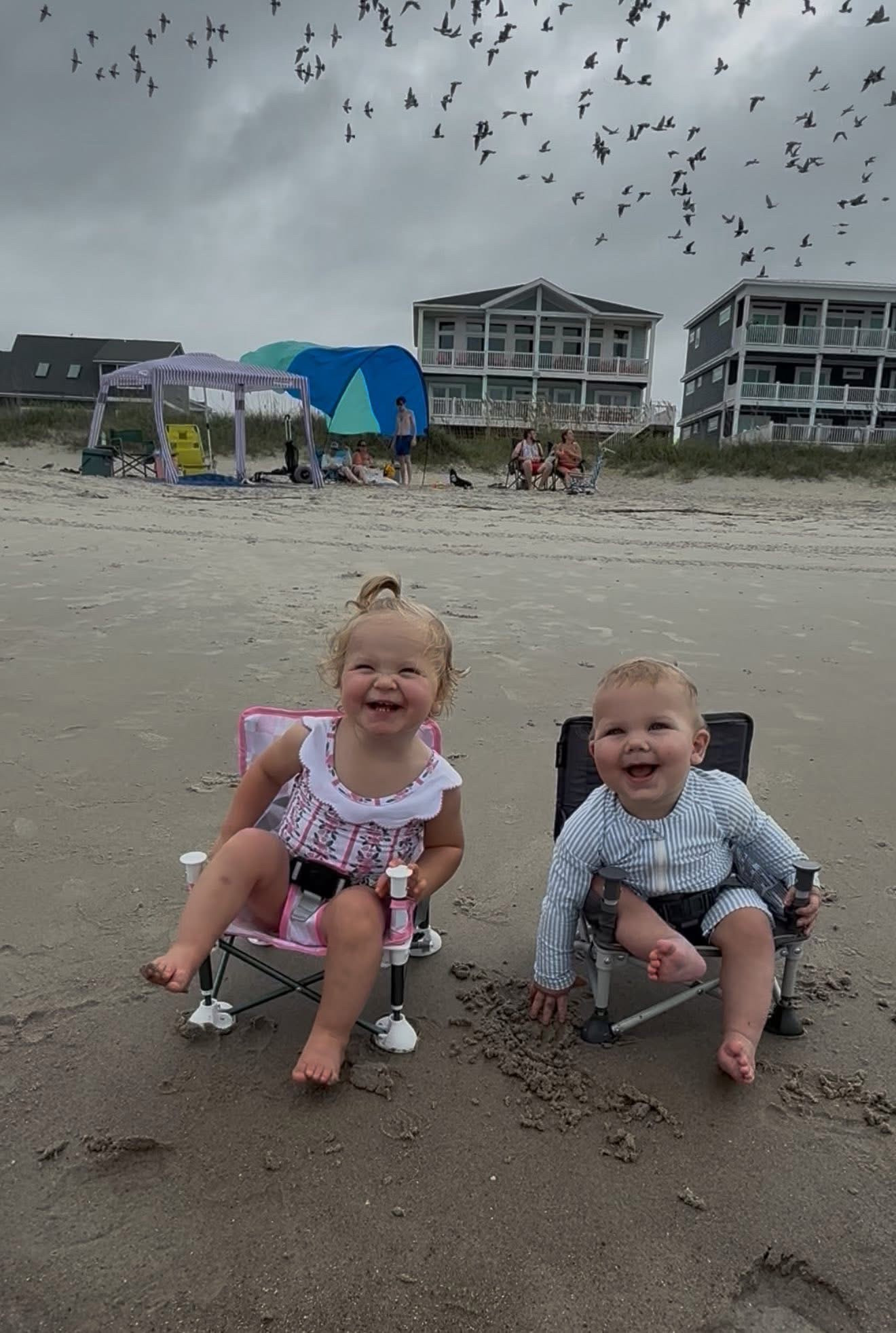 These cute toddler chairs are the best! Come with an eating tray and can buckle them to a regular kitchen chair as well! Comes with a carrying bag  

#LTKBaby #LTKKids
