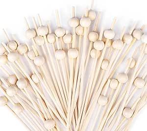 120PCS Cocktail Picks, Fancy Cocktail Toothpicks for Appetizers Picks, Bamboo Cocktail Skewers fo... | Amazon (US)