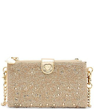 Betsey Johnson Wallet on a Chain Crossbody Bag - Champagne | Dillard's