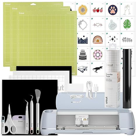 Cricut Maker 3 Smart Cutting Machine - Vinyl Starter Bundle | Amazon (US)