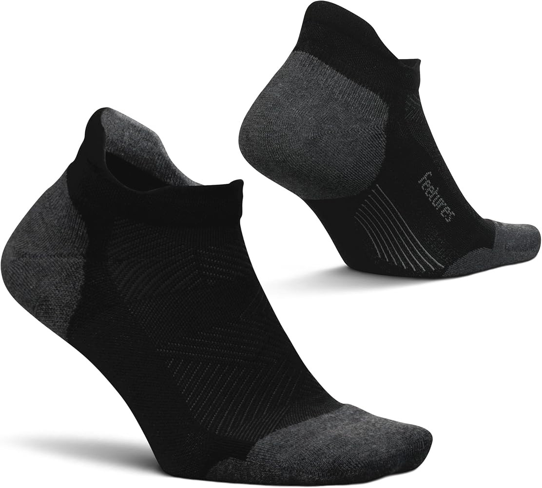 Feetures Elite Max Cushion No Show Tab Ankle Socks - Sport Sock with Targeted Compression | Amazon (US)