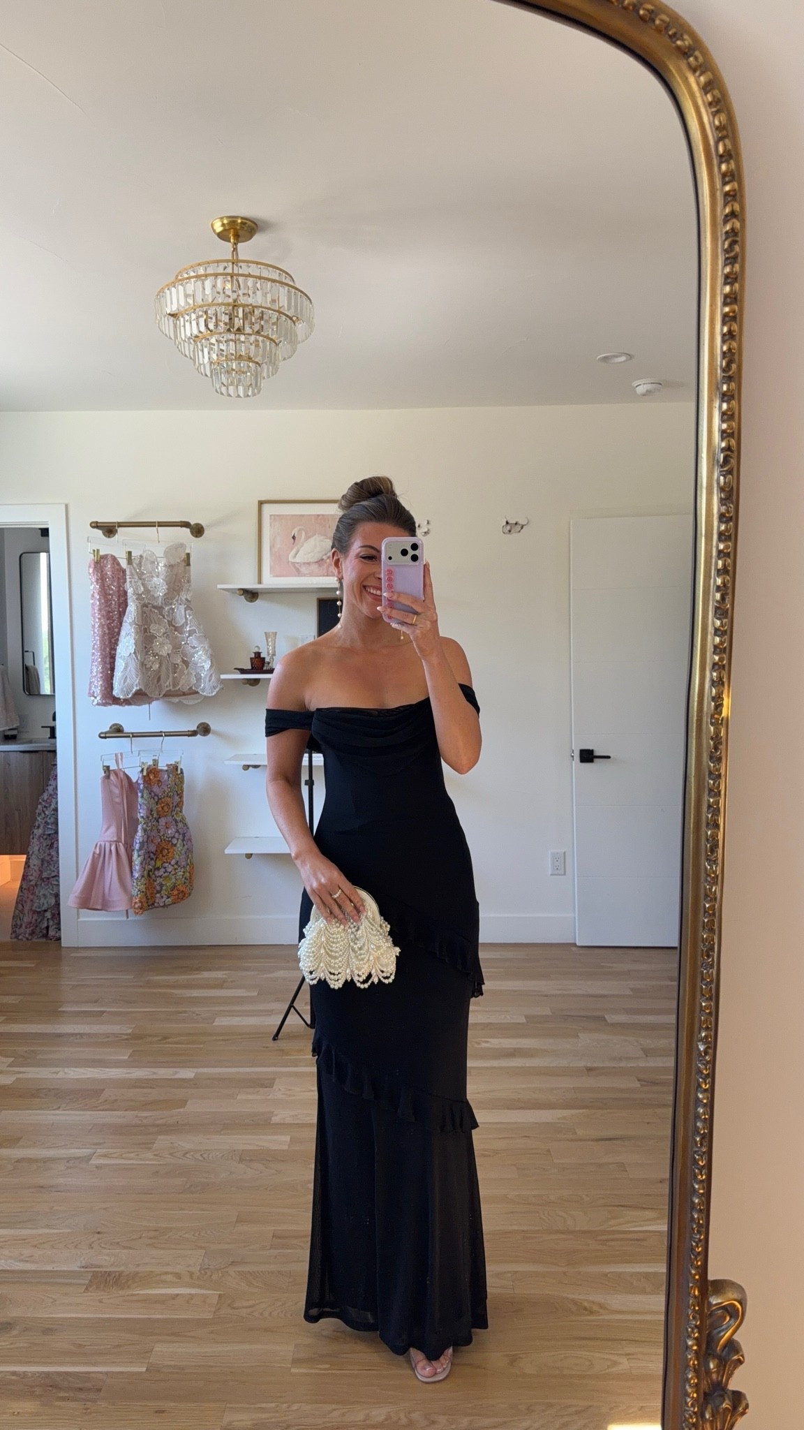 black off-the-shoulder maxi with a fitted silhouette and tiered ruffle skirt amazon summer to fall formal event and wedding guest dress 💍

I’m 5’4” and wearing my usual small/2 

amazon fashion, amazon dresses, amazon finds, amazon outfit ideas, amazon summer outfits, affordable fashion finds, summer wedding guest dresses, wedding guest dresses, cocktail dresses, semi-formal dresses, black tie wedding guest dresses, destination wedding guest dresses, garden party dresses, wedding guest outfit ideas

#LTKWedding #LTKU #LTKgrwm