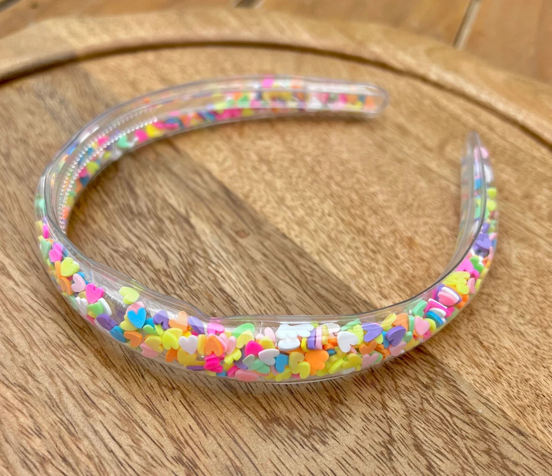 Girls Headband Confetti Shaker Hair Accessory Girls Age 2-10 - Etsy | Etsy (US)