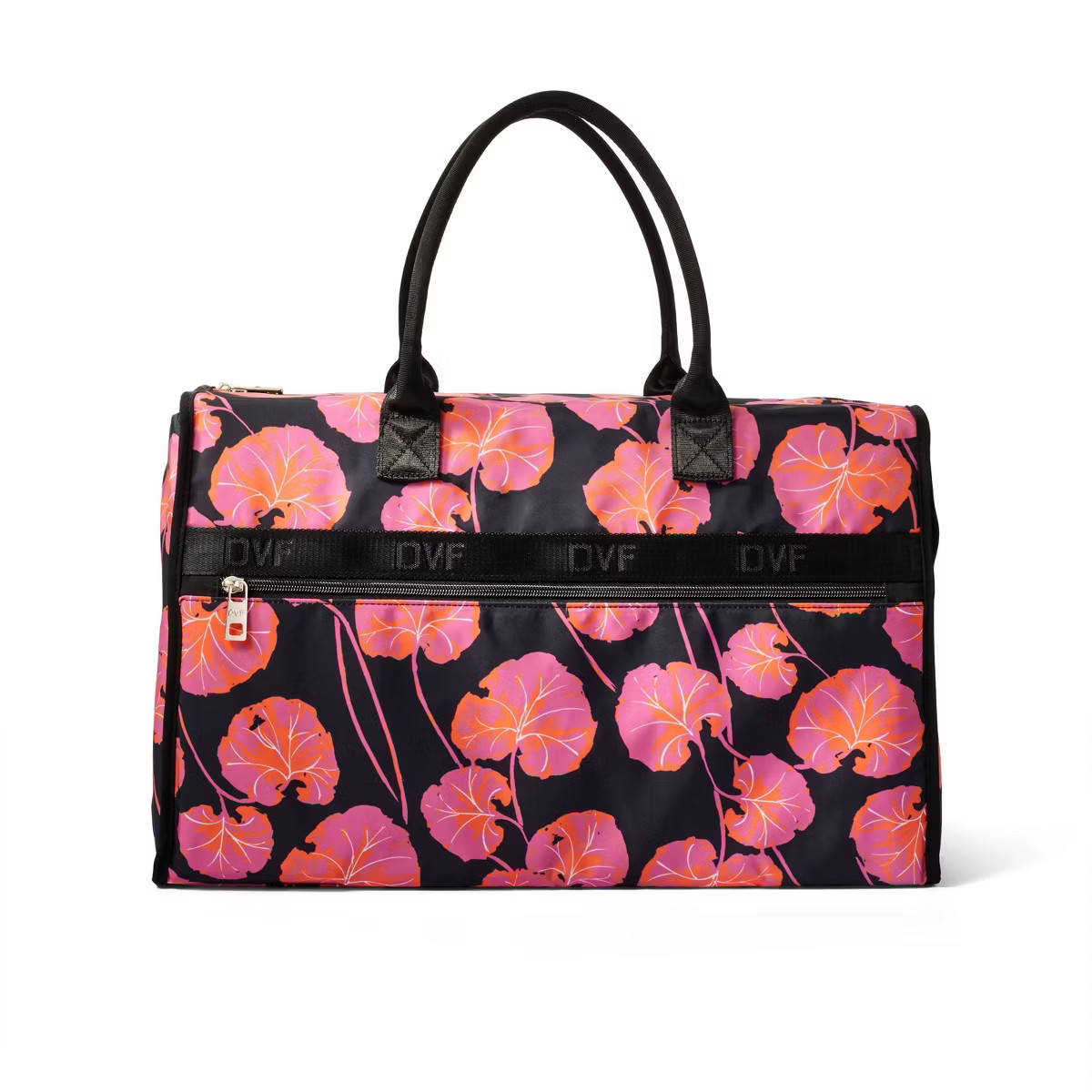 Geranium Leaf Pink/Black Weekender Bag - DVF for Target | Target