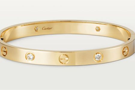 This beautiful Cartier love bracelet is absolutely stunning. Love that it actually screws on your wrist 

#LTKstyletip #LTKsalealert #LTKfit