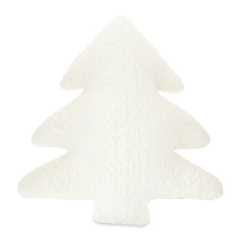 Sherpa Tree 14.5" Decorative Pillow, by Holiday Time - Walmart.com | Walmart (US)