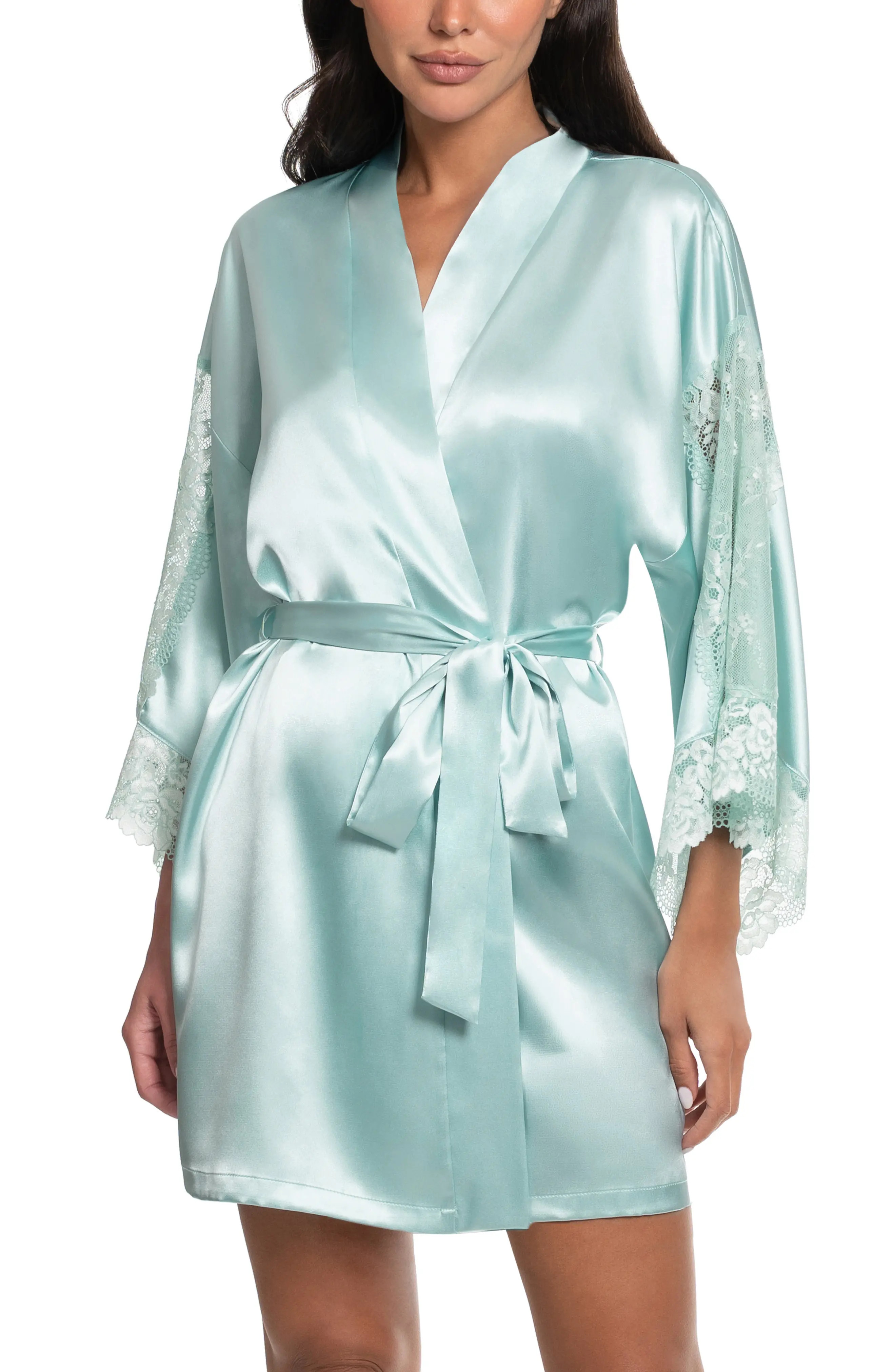 Lillie Lace Trim Satin Wrap (Women) | Nordstrom | Nordstrom