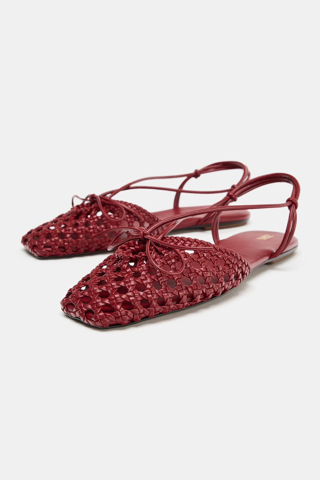 WOVEN SLINGBACK FISHERMAN SANDALS | Zara US