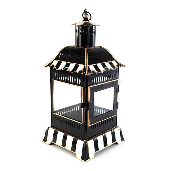 Courtly Stripe Candle Lantern - Small | MacKenzie-Childs