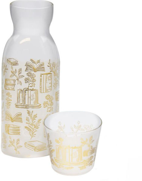 Bedside Reading Water Carafe and Glass Set | Barnes & Noble