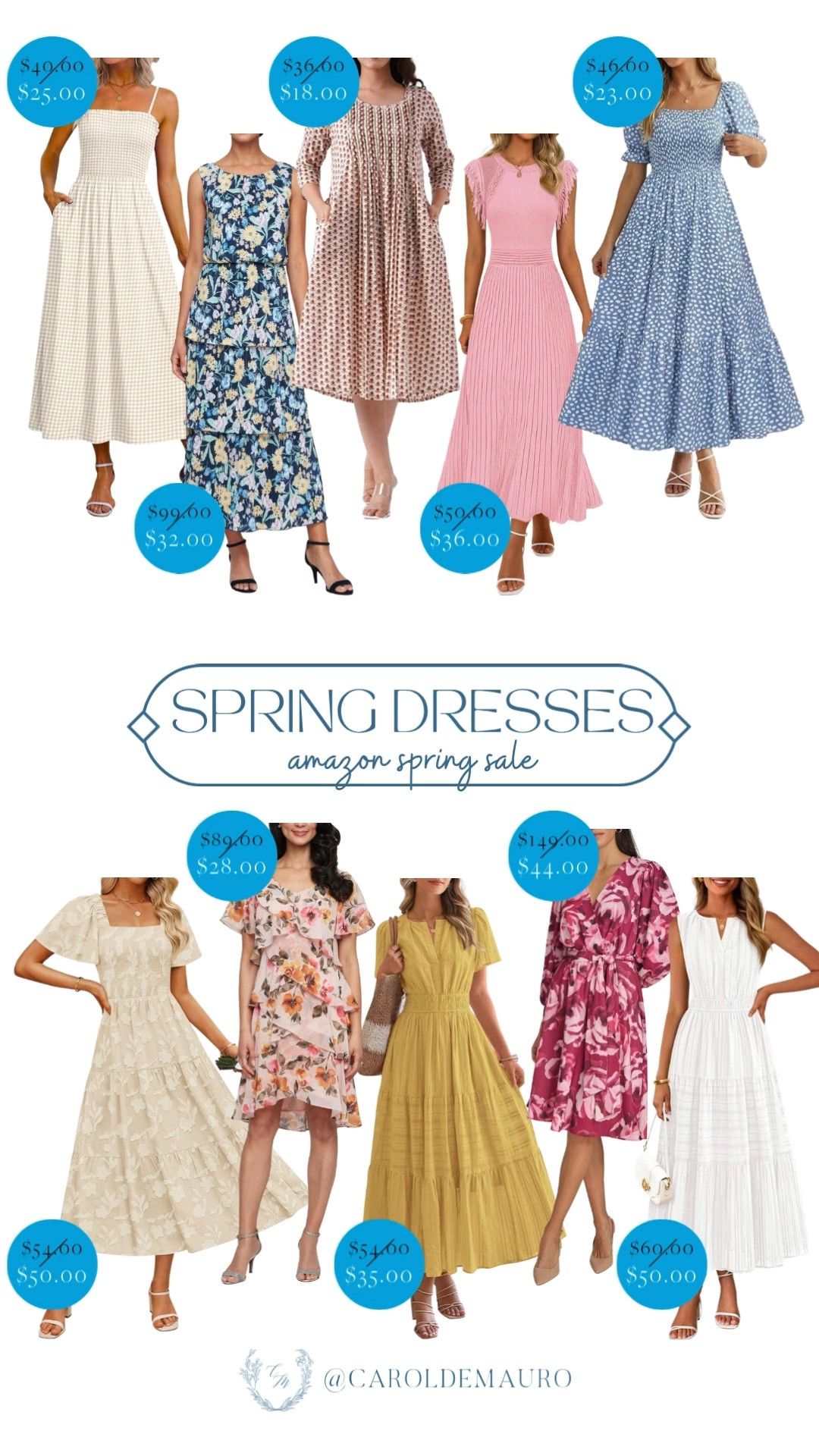 Found the prettiest spring dresses in the Amazon Spring Sale! From florals to neutrals, make sure to shop the deals before they’re gone!

spring dresses, outfit inspo, vacation wardrobe, resort wear, travel looks, european summer, beach style, creator favorites 2026

#LTKSaleAlert #LTKU #LTKSeasonal