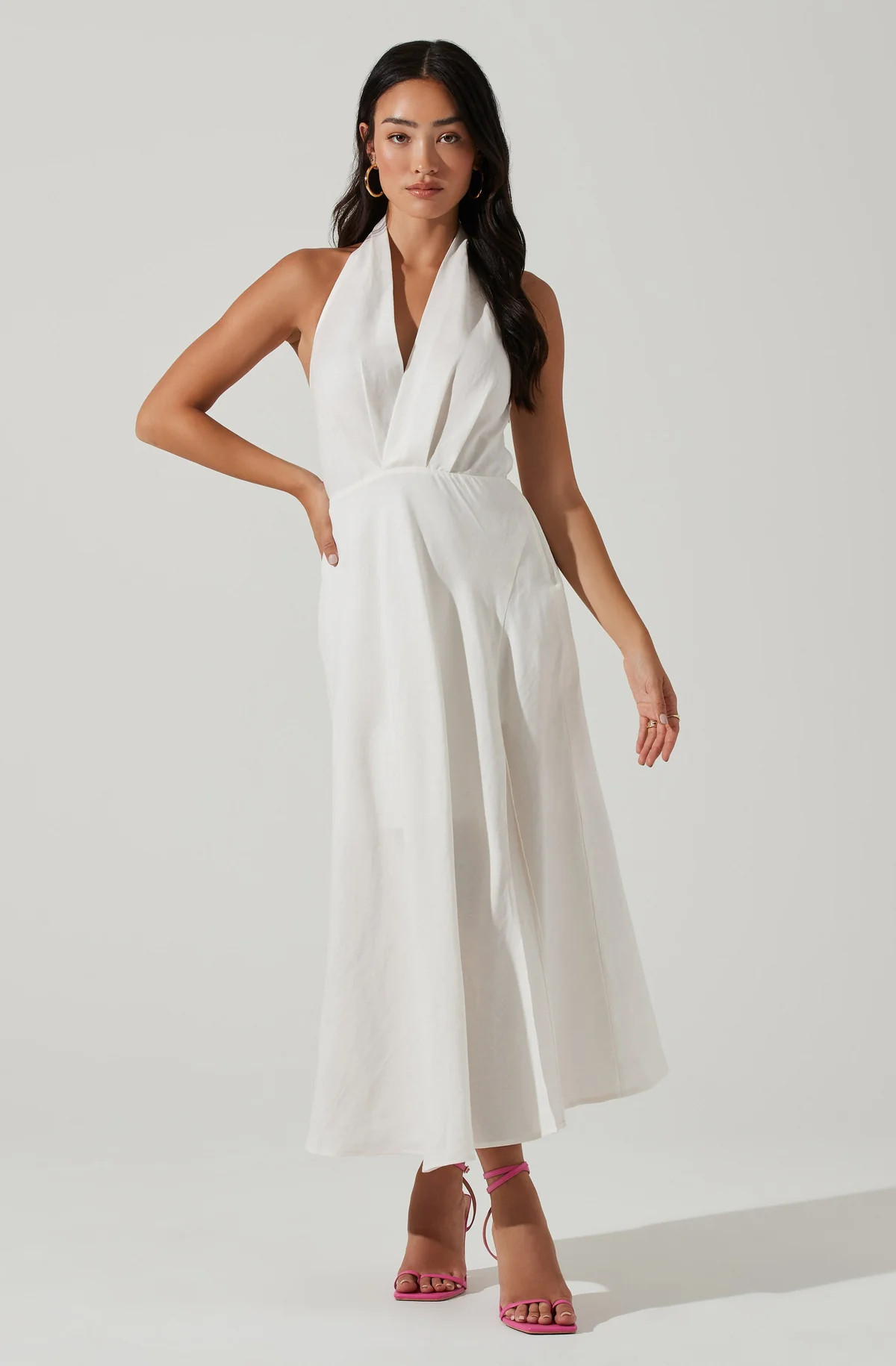 Keava Halter Midi Dress | ASTR The Label (US)