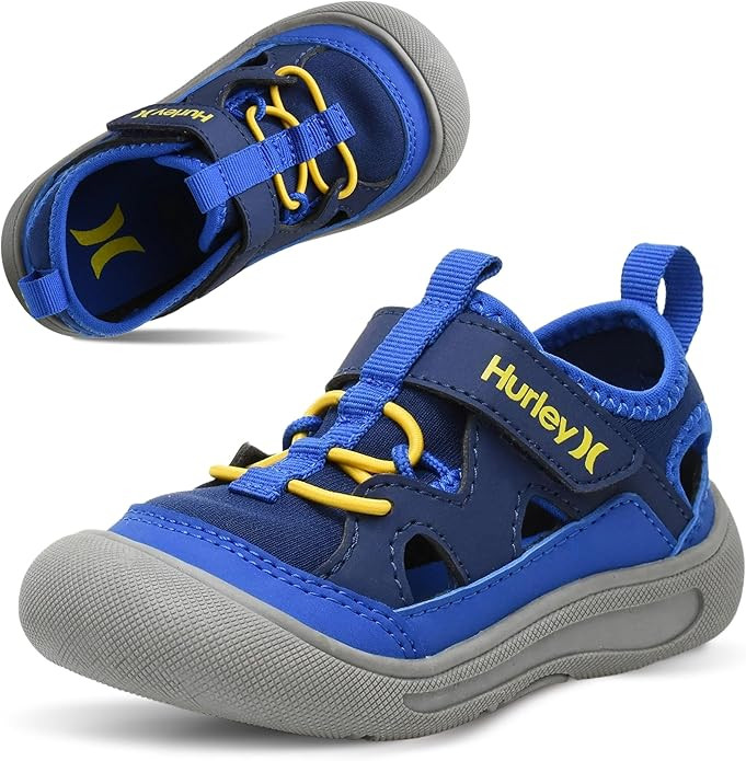 Hurley Kid's Toddlers Water Shoes, Extra Strength Outsole Water Shoes for Boys and Girls, Lightwe... | Amazon (US)