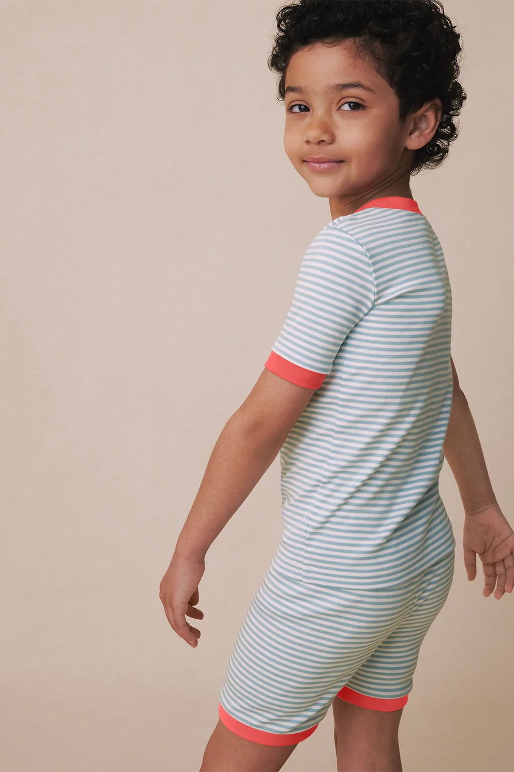 Kids Shorts Set in Seabrook Heritage Stripe | Lake Pajamas