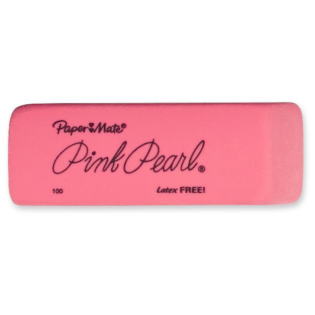 Paper Mate 3pk Pencil Erasers Pink Pearl | Target