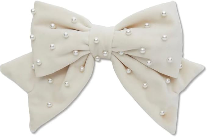 RPZL X Forbes Functions (Set of 4) Velvet Bow Napkin Rings (Pearl) | Amazon (US)