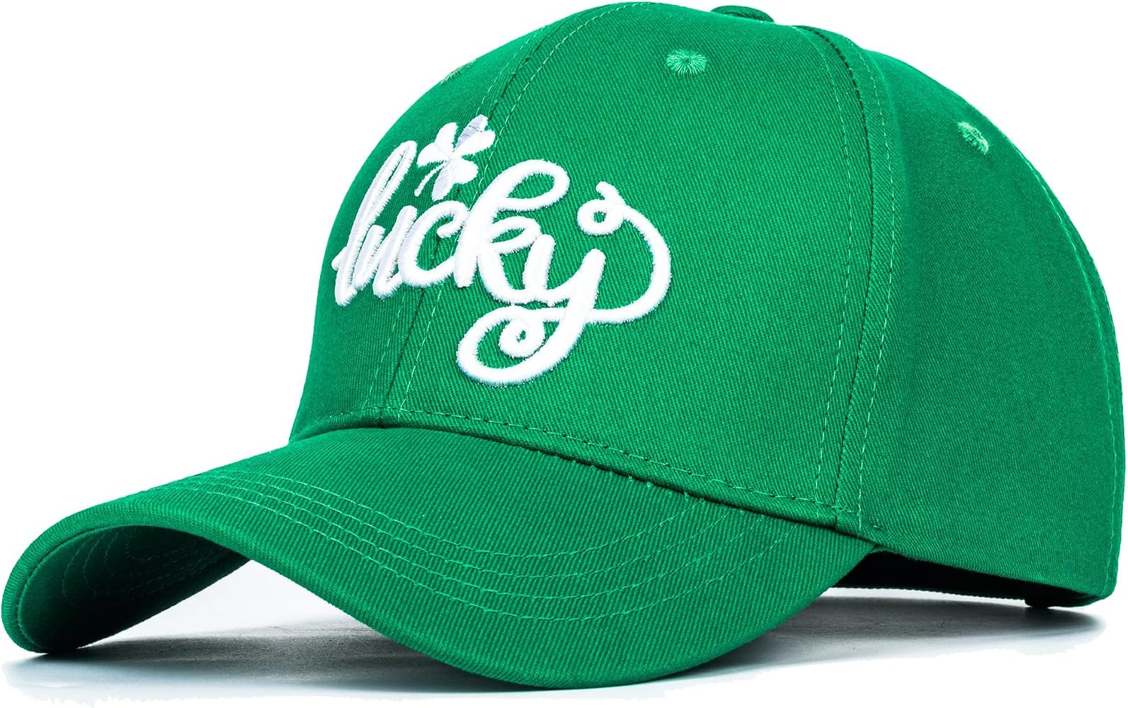 St. Patrick's Day Party Baseball Cap Ireland Irish Leaf Green Trucker Hat Four Leaf Clover Lucky ... | Amazon (US)