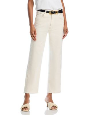 The Rambler High Rise Ankle Wide Straight Jeans in Cream Puff | Bloomingdale's (US)