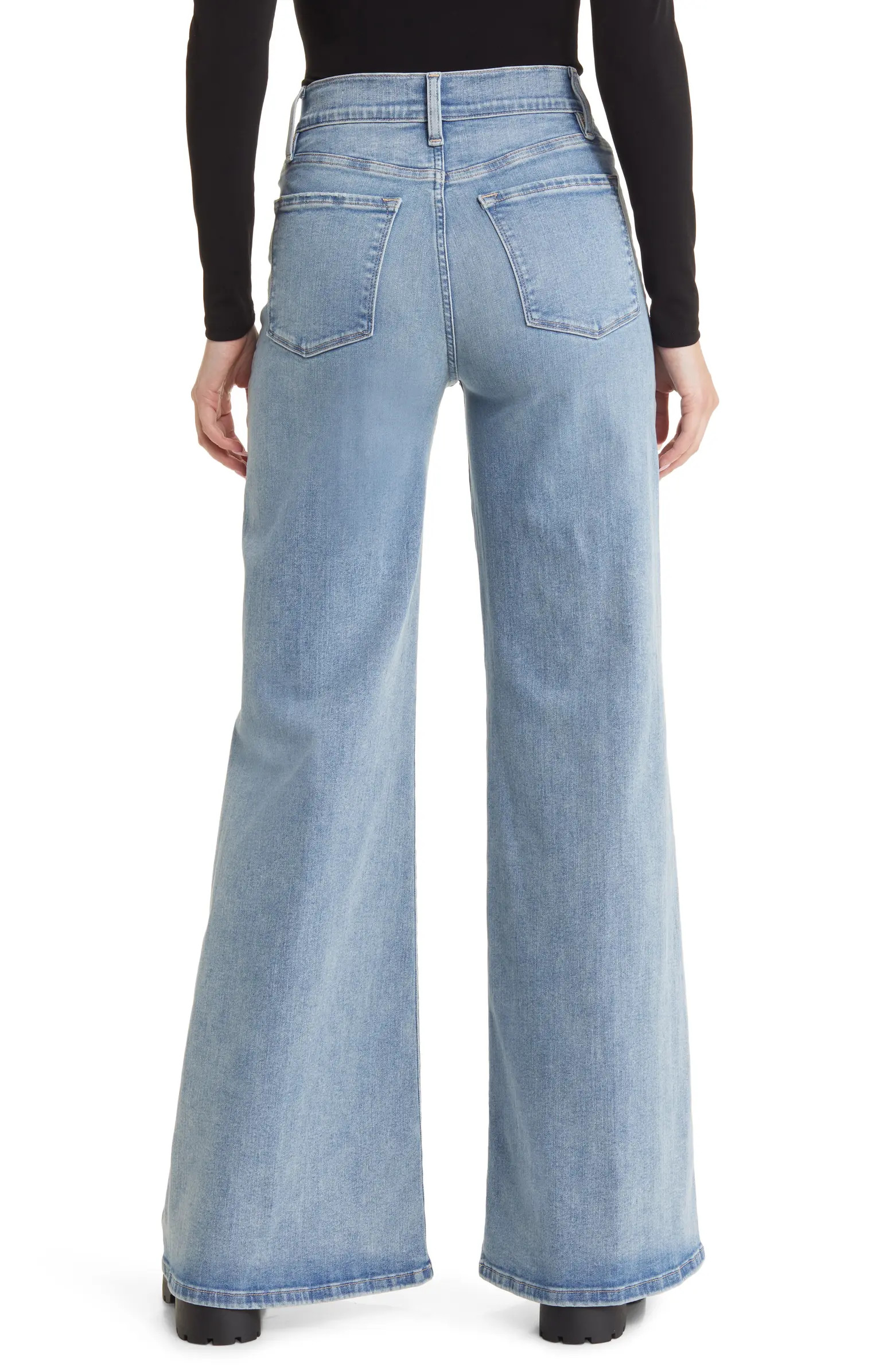 Le Palazzo High Waist Wide Leg Jeans | Nordstrom