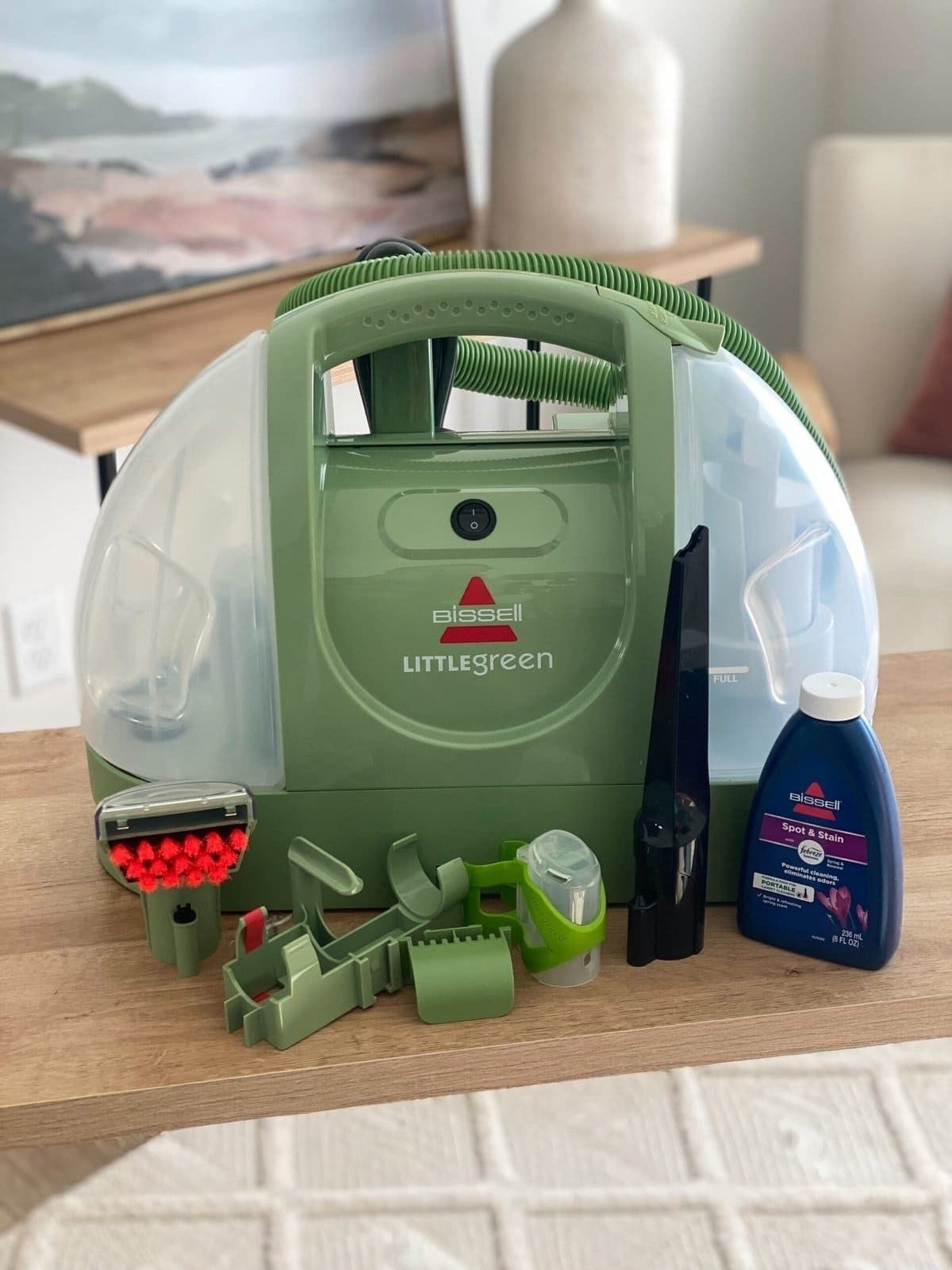 this bissell little green machine is a spring cleaning must have! i’ve used it primarily to maintain my white couch clean, but recently also tested it out on a pet accident on my beige carpet - it worked wonders in both scenarios <3

#LTKSeasonal #LTKHome