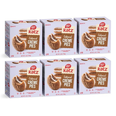 Katz Gluten Free Oatmeal Creme Pies - 6 Pack | Target