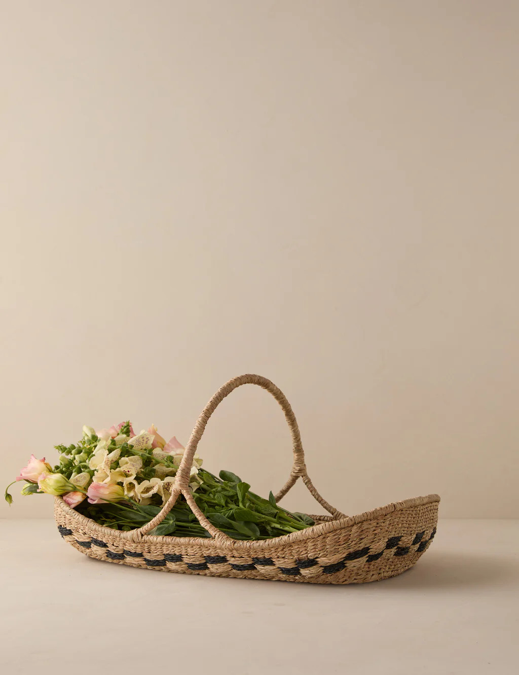 Kemble Woven Handled Basket | Lulu and Georgia 