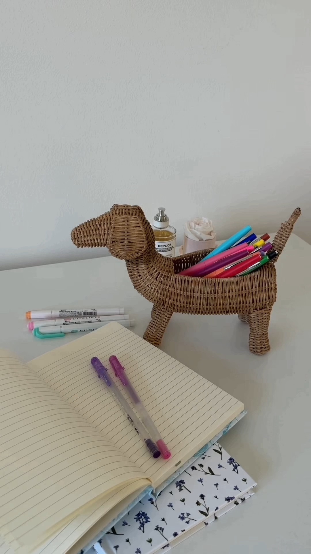 Dog rattan basket at Target!! 🥹 Perfect for pens, pencils, makeup & more! ❤️

#target #targetfinds #targetstyle #targethome #homedecor #basket #organization #organizing #cleaning #makeuporganization #makeup #desk #deskdecor #office #backtoschool #schoolsupplies #home #livingroom

#LTKHome #LTKBeauty #LTKSeasonal