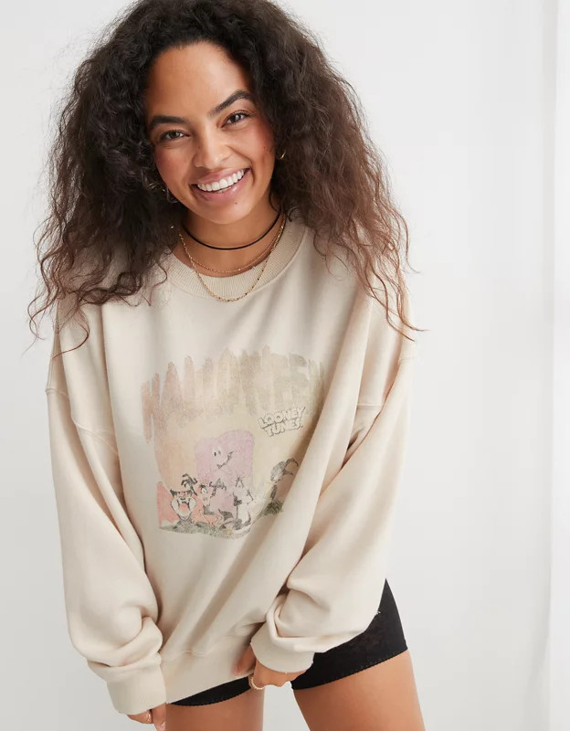 Aerie The Chill Crew Sweatshirt | Aerie