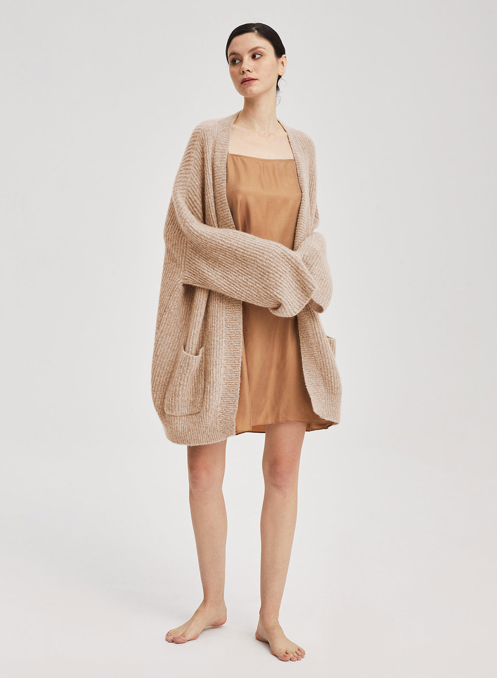 Plush Cashmere Blend Cardigan | NAP Loungewear