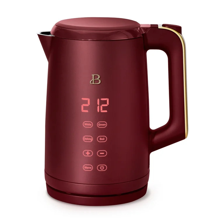 Beautiful 1.7L Digital Double Wall Electric Kettle, Limited Edition Merlot by Drew Barrymore | Walmart (US)