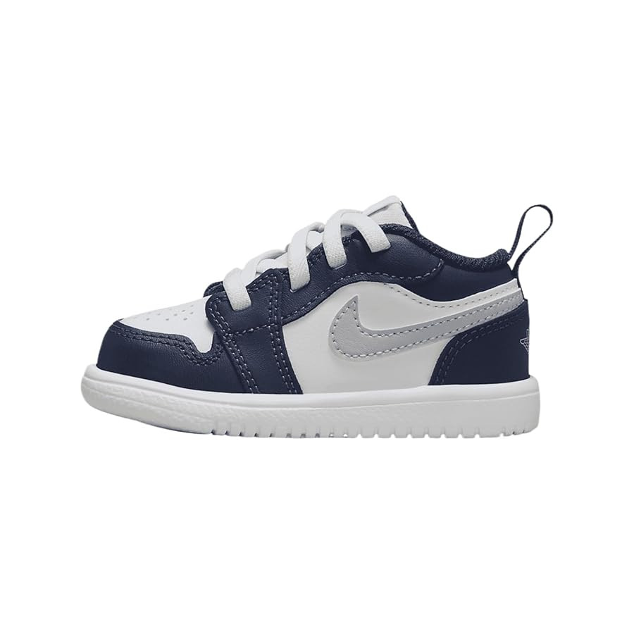 Jordan Toddler's 1 Low Alt White/Wolf Grey-Midnight Navy (DR9747 141) - 4 | Amazon (US)