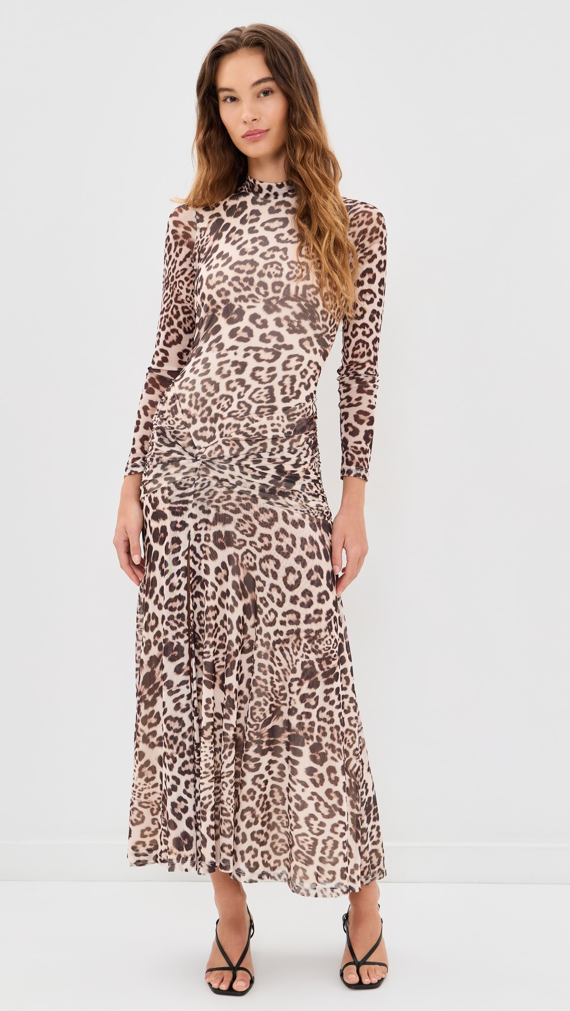 Lea Printed Mesh Dress | Shopbop