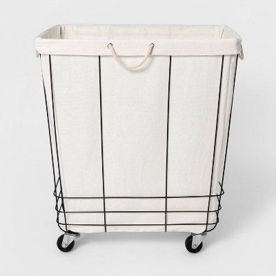 Industrial Rolling Laundry Basket - Threshold™ | Target