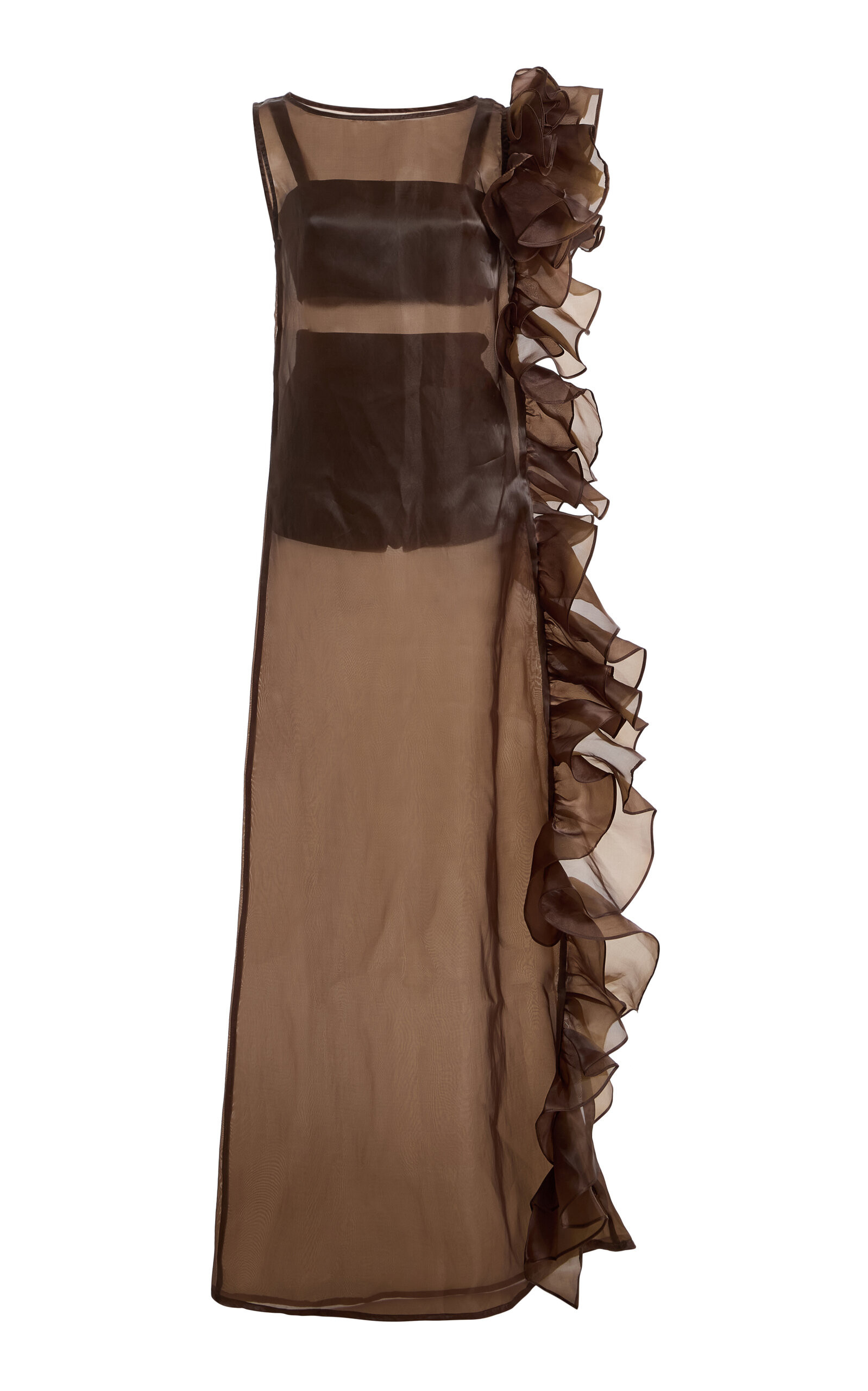 Bea Ruffled Organza Maxi Dress | Moda Operandi (Global)