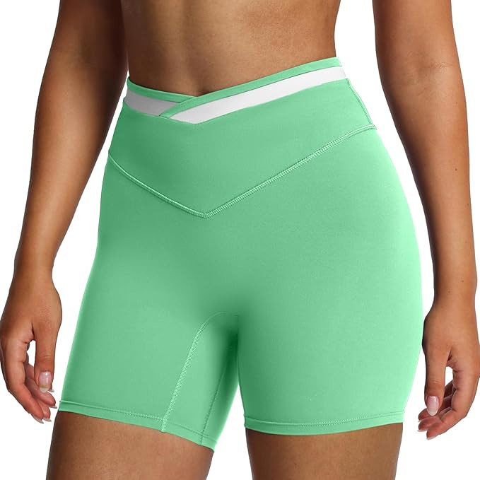 Aoxjox Velma Color Block Shorts 6" | Amazon (US)