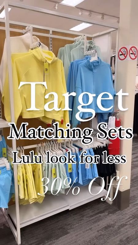 Like and comment “TARGET41” to have all links sent directly to your messages. Y’all have loved these tops - remind me of lulu and they just released matching shorts. So good! And 30% off today ✨ 
.
#target #targetstyle #targetfinds #targetfashion #loungewear #loungeset #casualoutfit #casualstyle 

#LTKActive #LTKxTarget #LTKsalealert