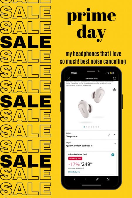 Prime Day Deal on the BEST headphones in the game! The noise cancelling is like no other - a must have! They come in white, black, and navy.

#LTKsalealert #LTKtravel #LTKxPrimeDay