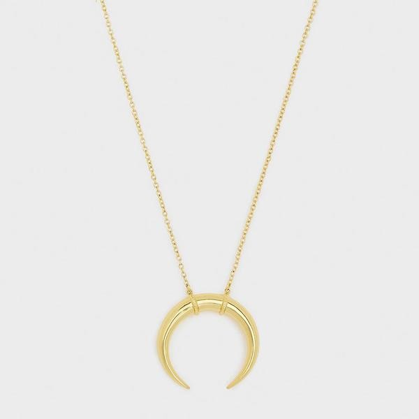 Cayne Crescent Pendant Necklace | Gorjana