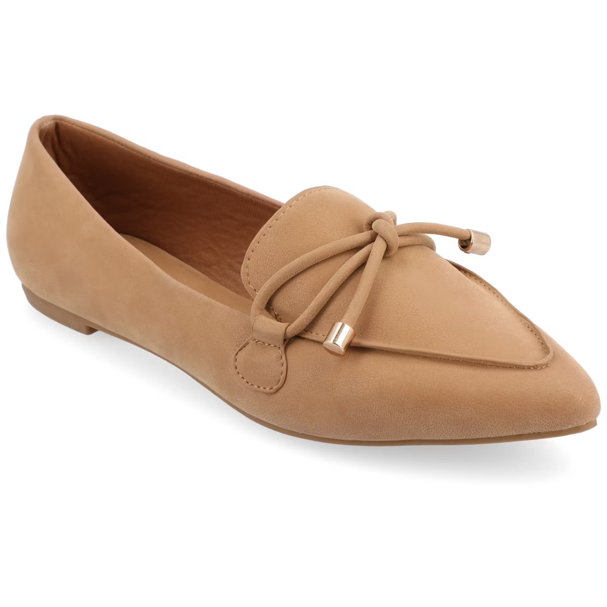 Journee Collection Womens Muriel Slip On Pointed Toe Loafer Flats | Target