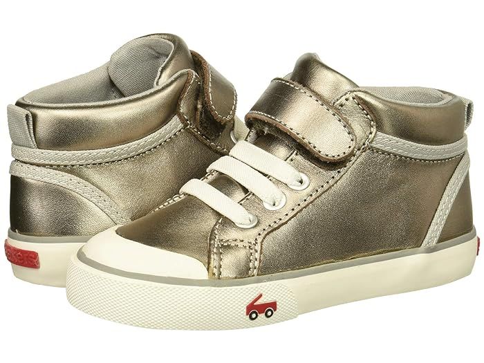 See Kai Run Kids Peyton (Toddler/Little Kid) (Pewter Leather) Girls Shoes | Zappos