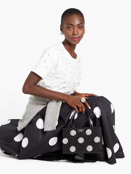 Giant Dot Faille Skirt | Kate Spade (US)