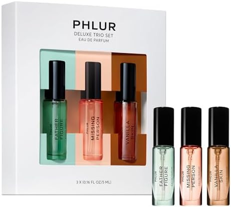 PHLUR The Best Sellers - Deluxe Mini Trio Eau de Parfum Set - Vanilla Skin, Father Figure & Missi... | Amazon (US)