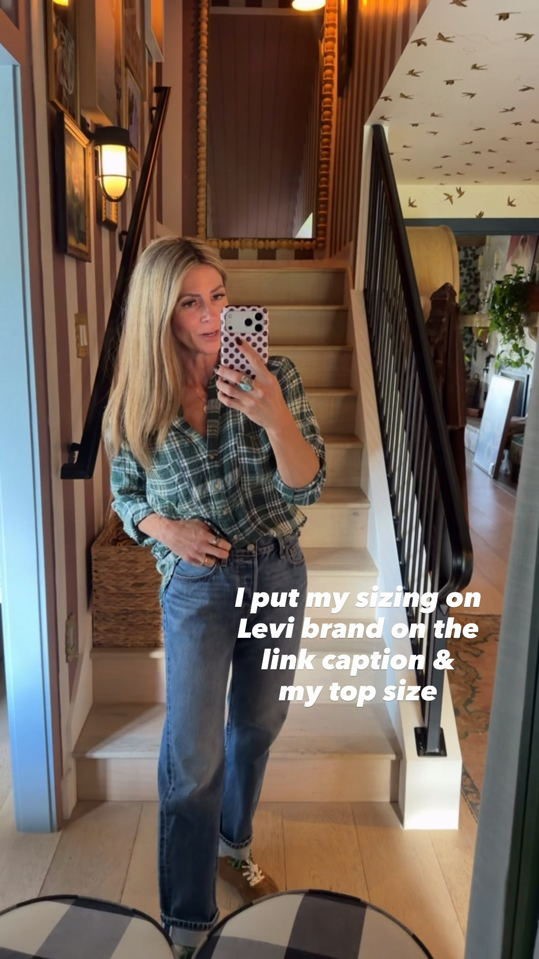 •I prefer Levi brand sized up, I like a loose fit since they don’t have stretch
I fit into 26 easily, but I get a 27 (30 length)
These are the selvaged, same as the reg 501 just softer material 
•Top in small