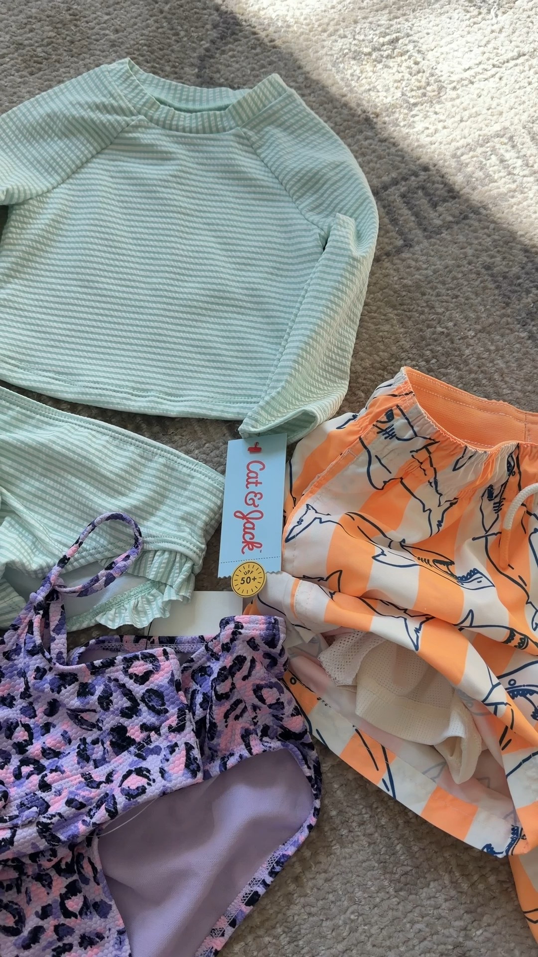Swimsuits for the grandkids 