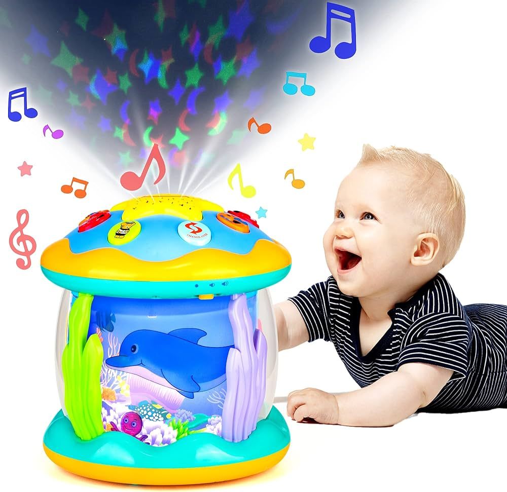 Baby Toys 6 to 12 Months Musical Light Up Tummy Time Infant Toys 3-6 7 8 9 12-18 Months Crawling ... | Amazon (US)
