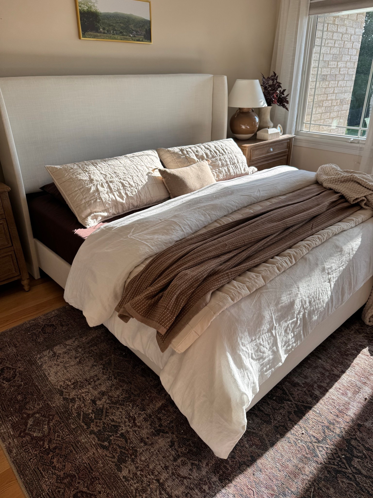 Fall bedroom refresh 🤎 Quince bedding had quickly become my favorite. The quality is amazing and price is reasonable.  

#LTKSaleAlert #LTKSeasonal #LTKHome