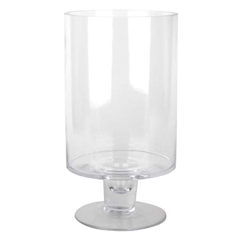 Glass Hurricane Candle Holder, 9" | At Home