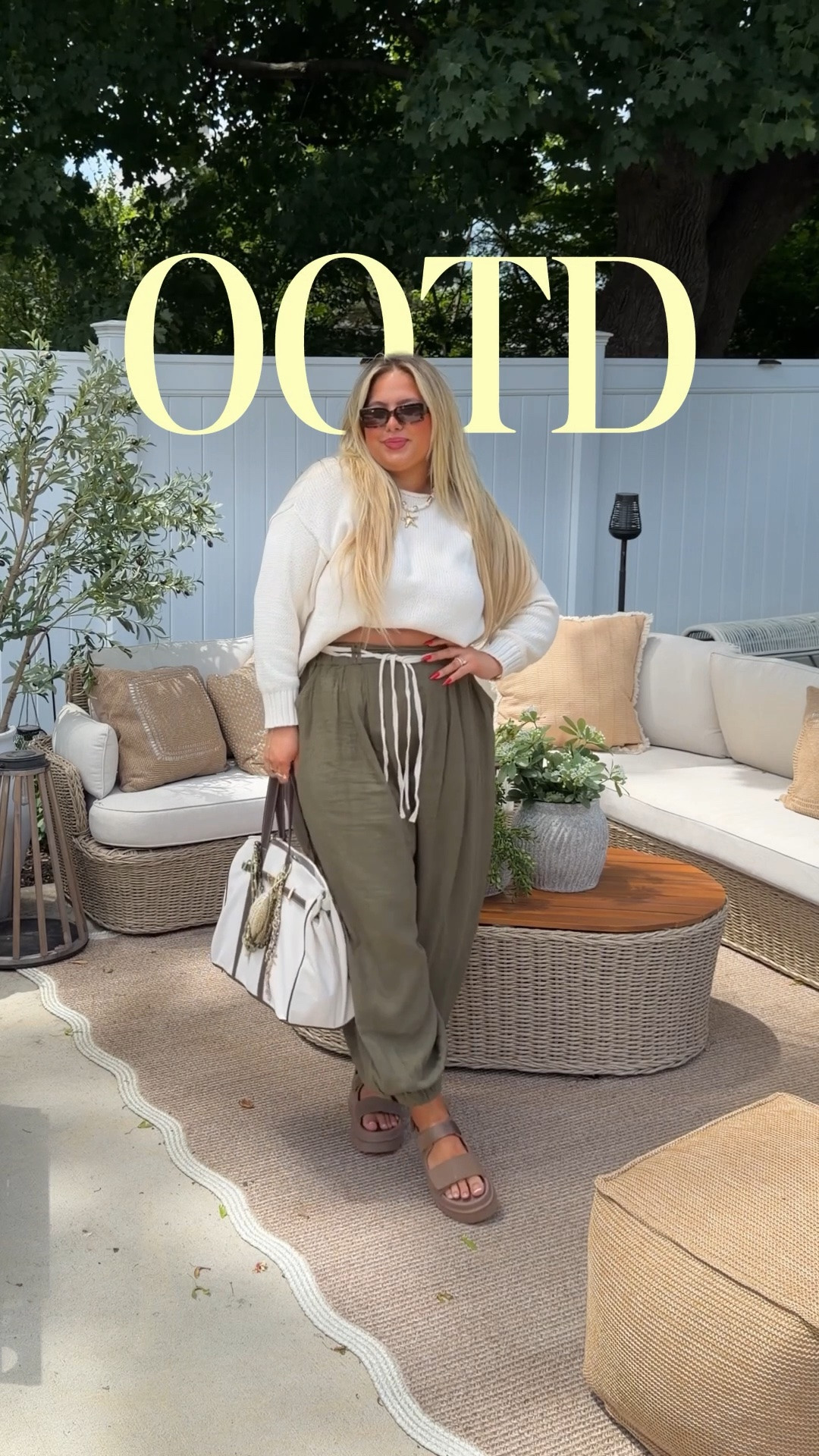 OOTD as a size 16

XL TOP
XL PANTS
SANDALS TTS (super comfy)

OOTD, midsize, size 16, free people, target, easy outfits, spring outfits.

#LTKootd #LTKMidsize #LTKPlusSize