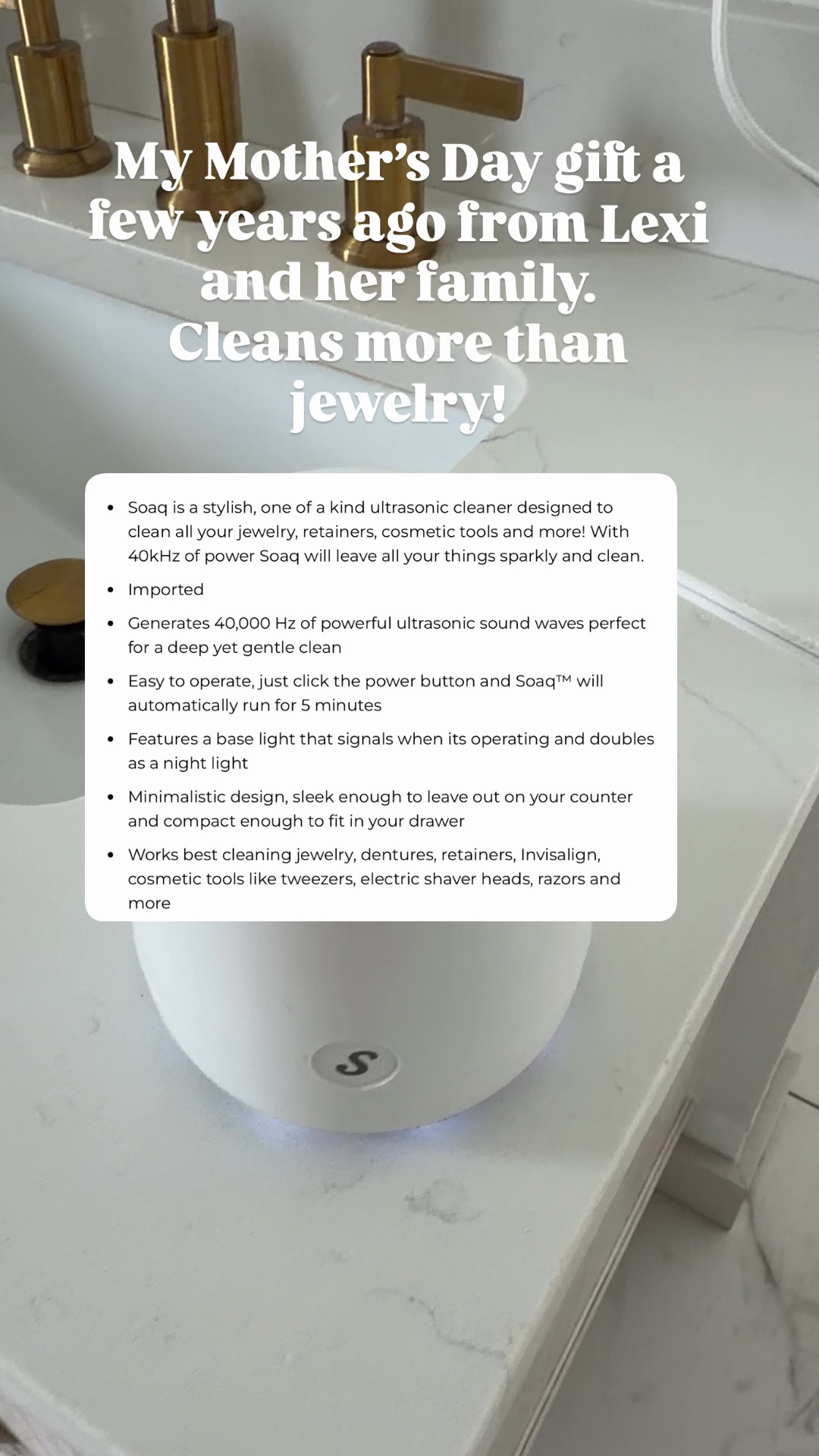 Jewelry cleaner 

#LTKHome #LTKOver40