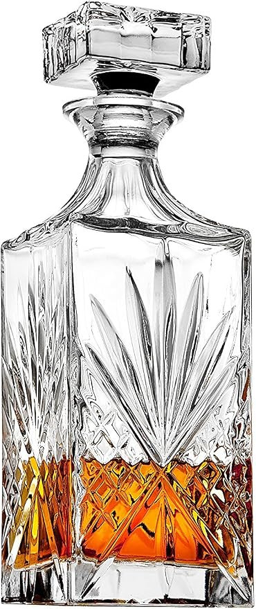 Godinger Dublin Whiskey Decanter, Liquor Decanter, Alcohol Decanter, Beer Decanter, 750ml | Amazon (US)